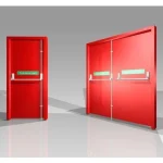 UL Listed Emergency Exit Fireproof Metal Door